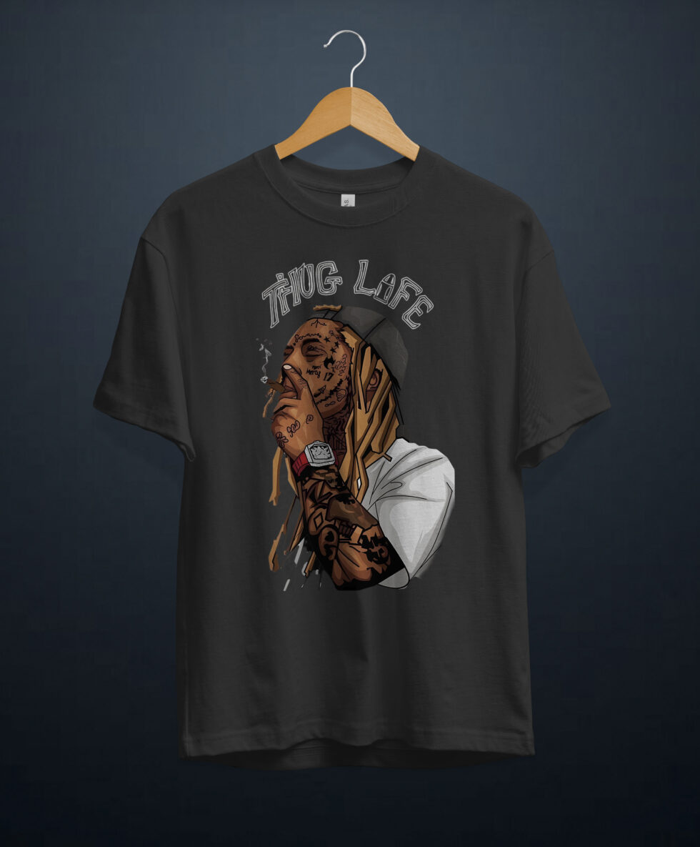 gangsta.ma t-shirt Jual baju thug life au maroc