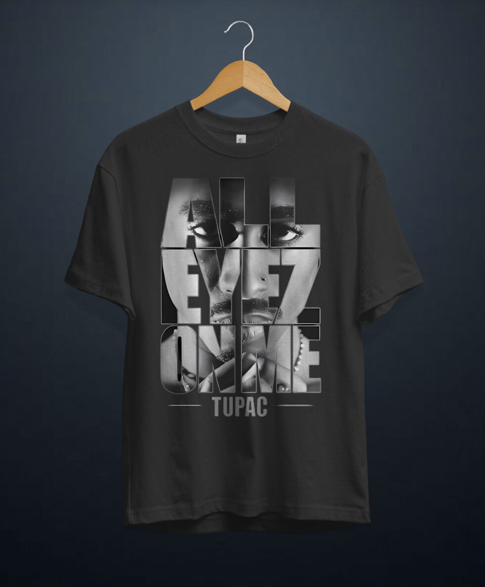gangsta.ma T-Shirt Tupac all Eyes on me au maroc