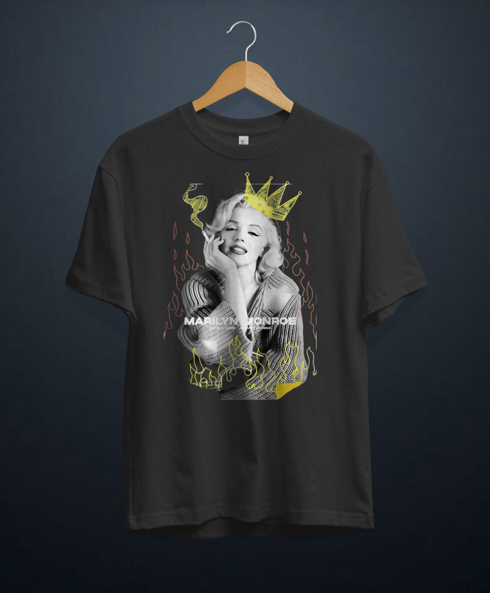 gangsta.ma T-Shirt Marilyn Monroe au maroc