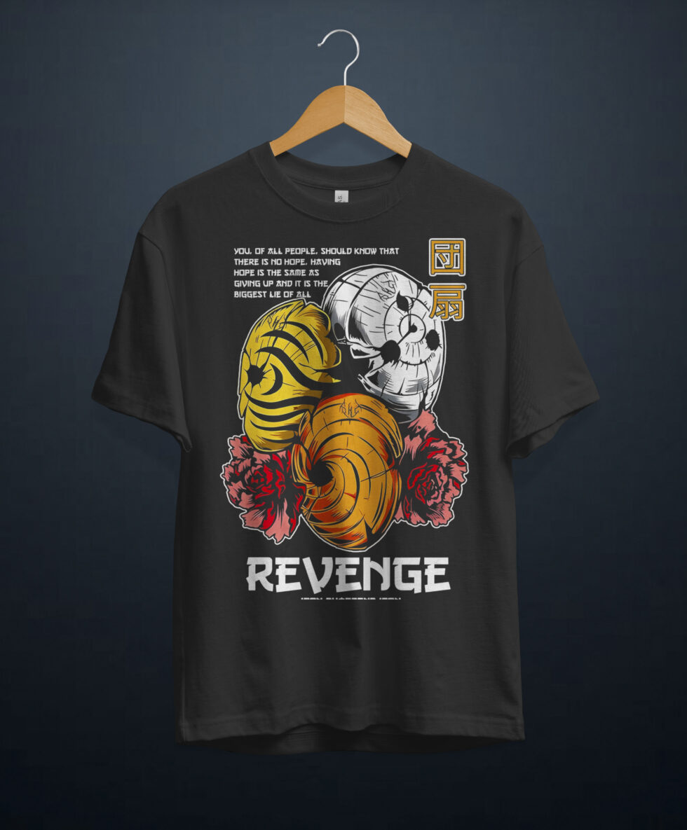 gangsta.ma t-shirt obito revenge au maroc