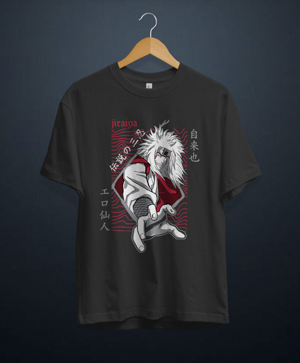 gangsta.ma t-shirt jiraya naruto au maroc