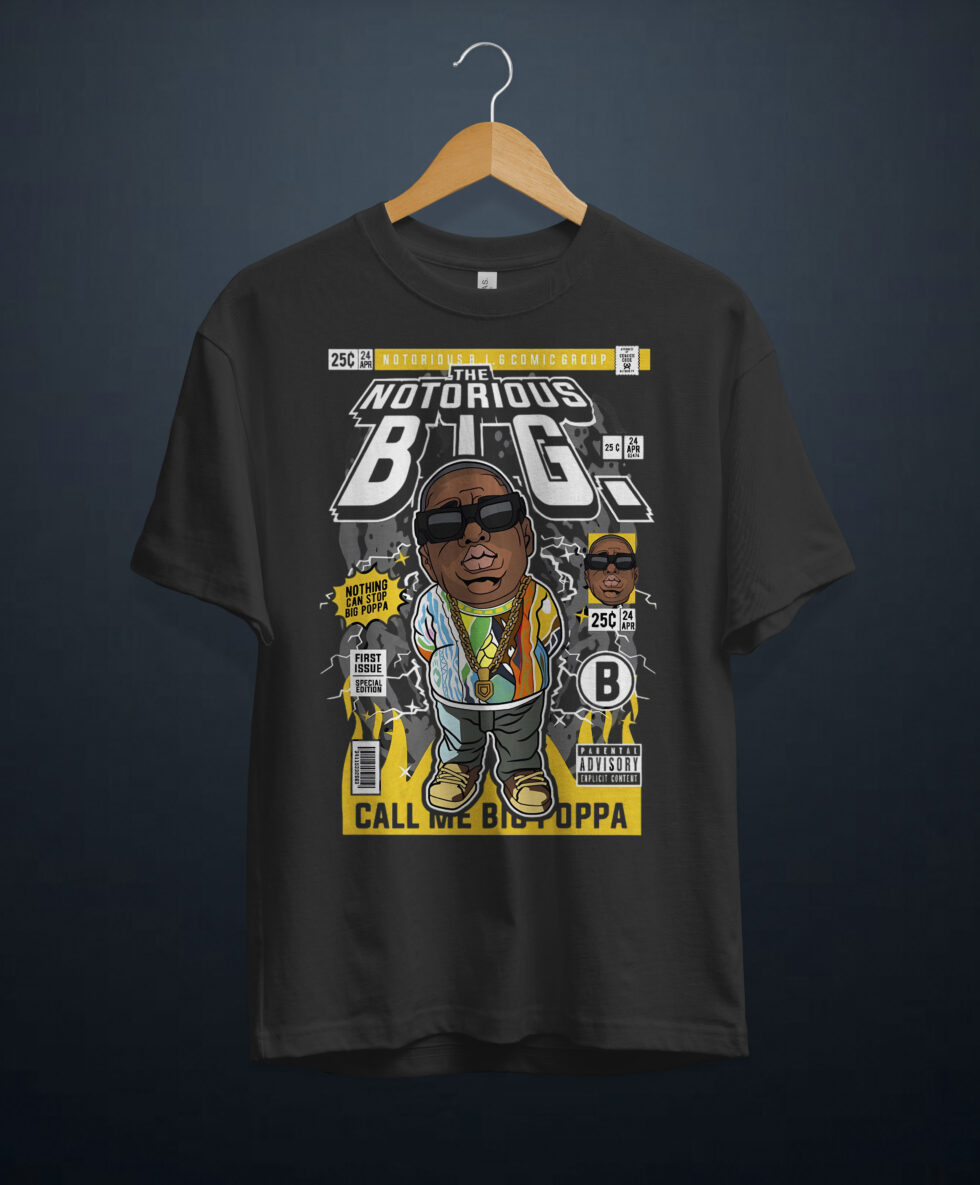 gangsta.ma T-Shirt BIG Biggy Smalls au maroc