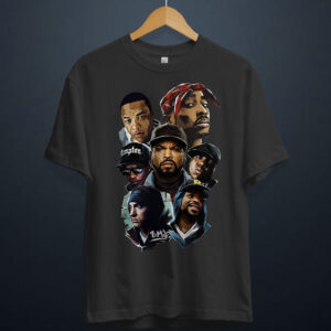 gangsta.ma T-Shirt Hip Hop Legends Eminem 2pac Biggie ice cube dr dre eazy-e au maroc