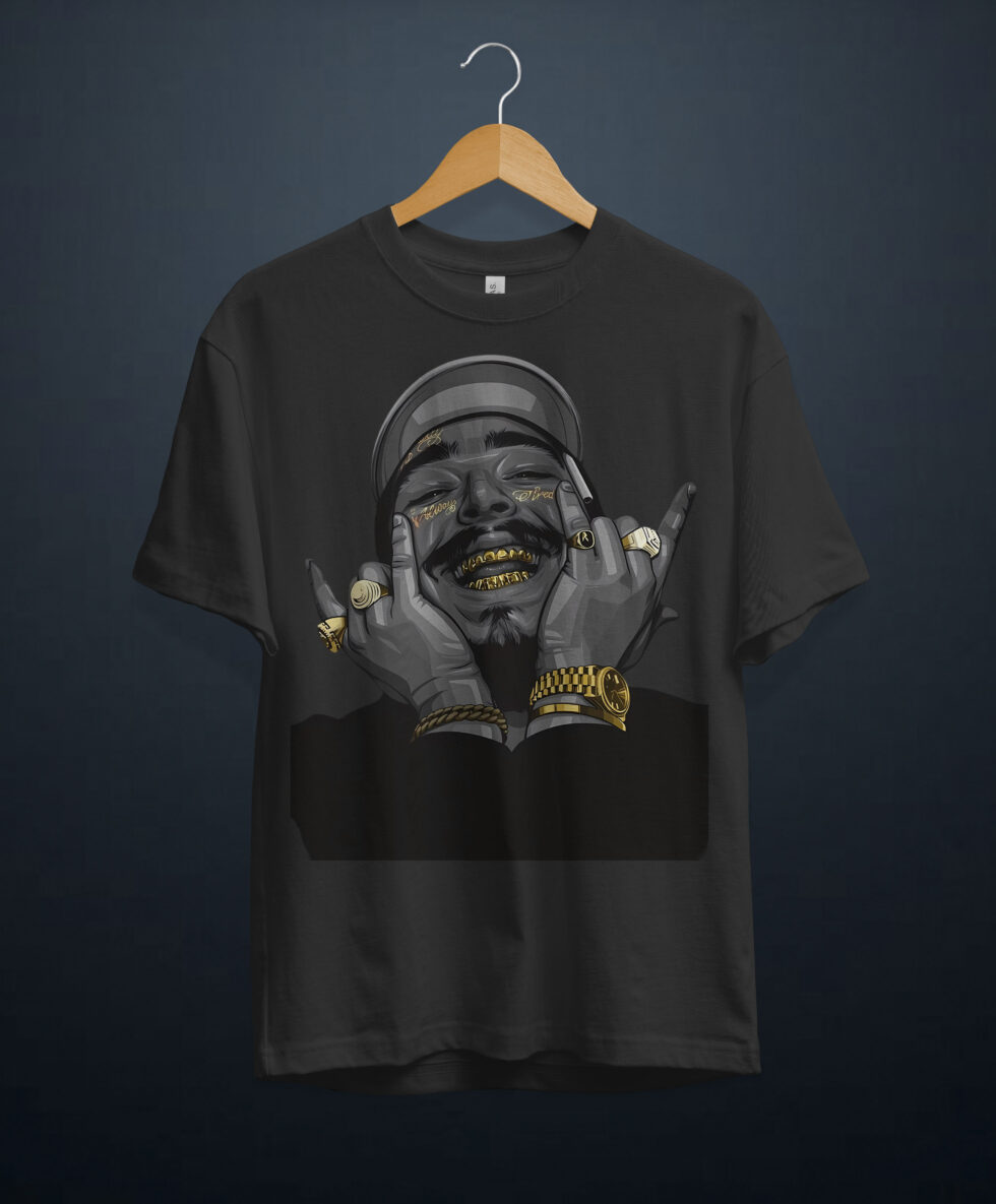 gangsta.ma t-shirt malone au maroc