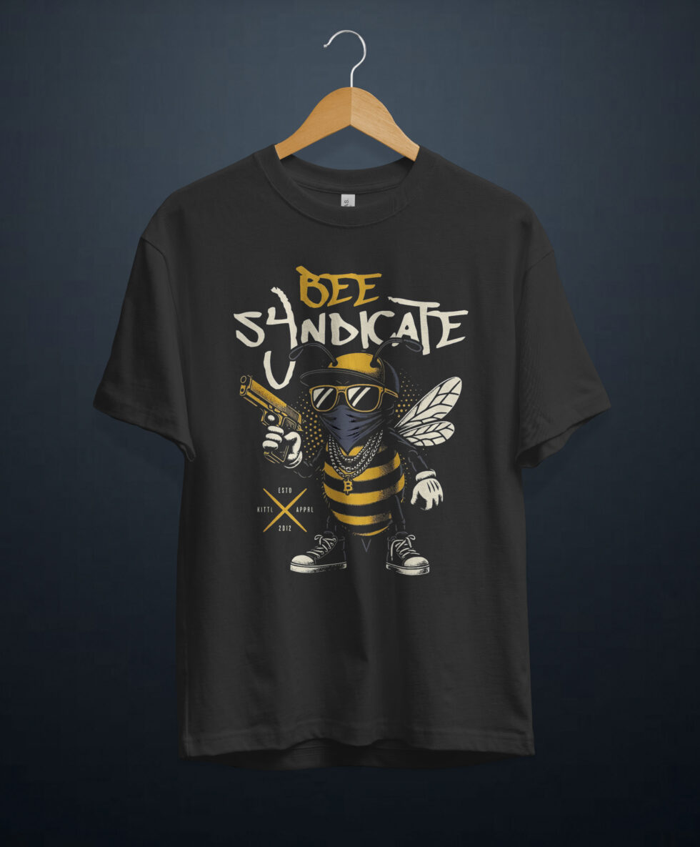 gangsta.ma t-shirt Bee Syndicate au maroc