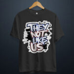 gangsta.ma t-shirt they not like us au maroc