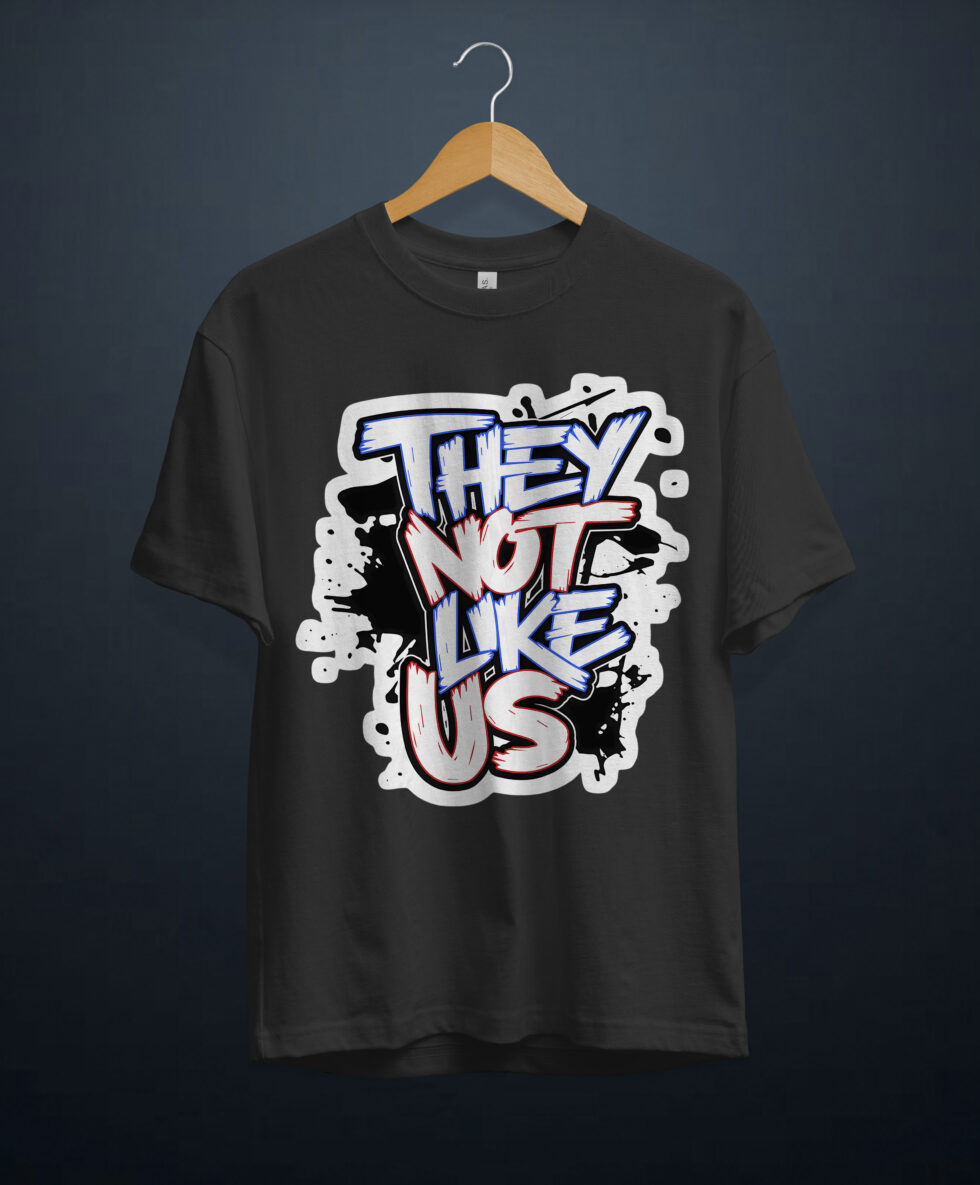 gangsta.ma t-shirt they not like us au maroc