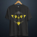 gangsta.ma T-Shirt Triangle Skull au maroc