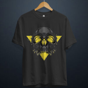 gangsta.ma T-Shirt Triangle Skull au maroc