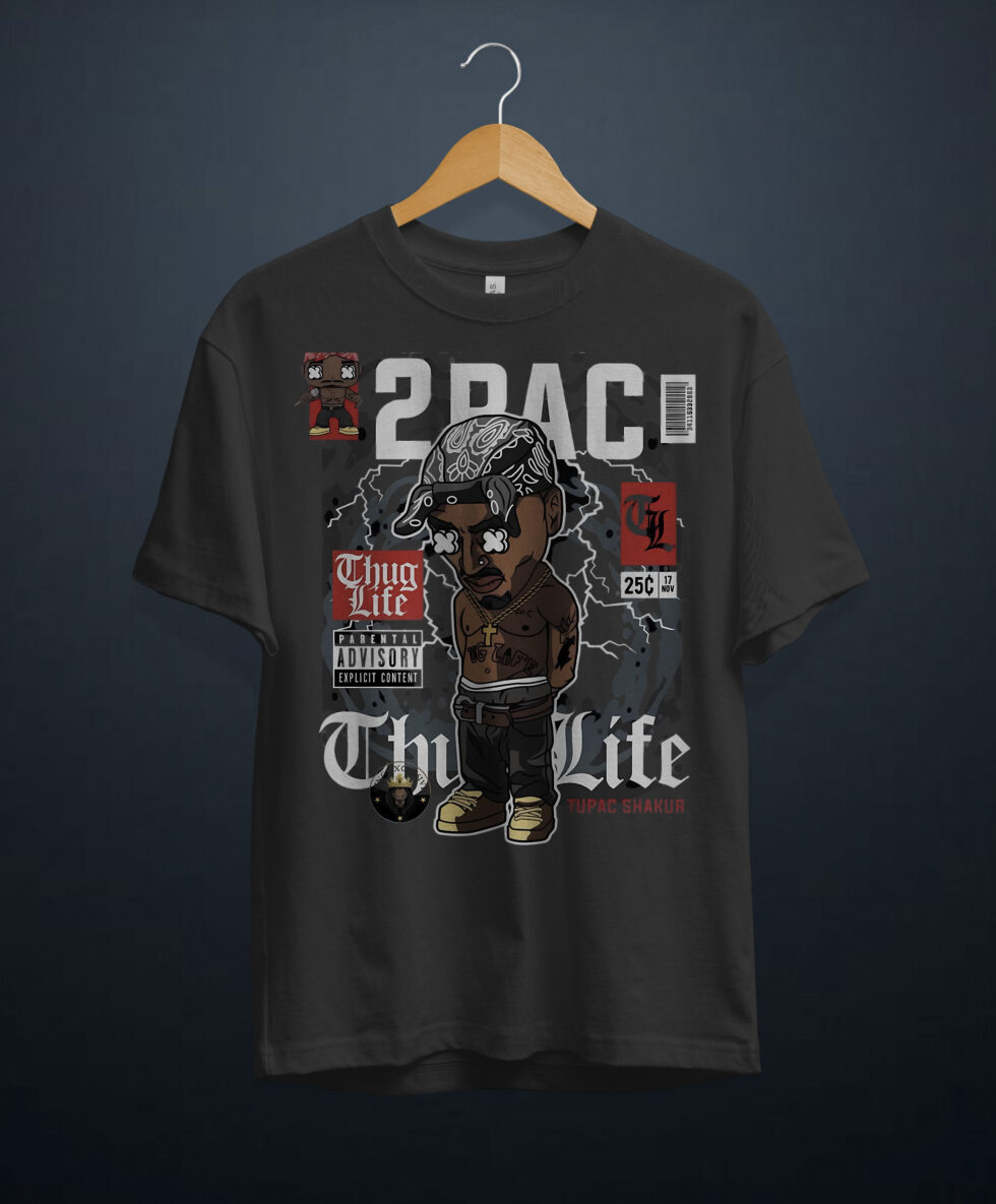 gangsta.ma t-shirt 2upac au maroc