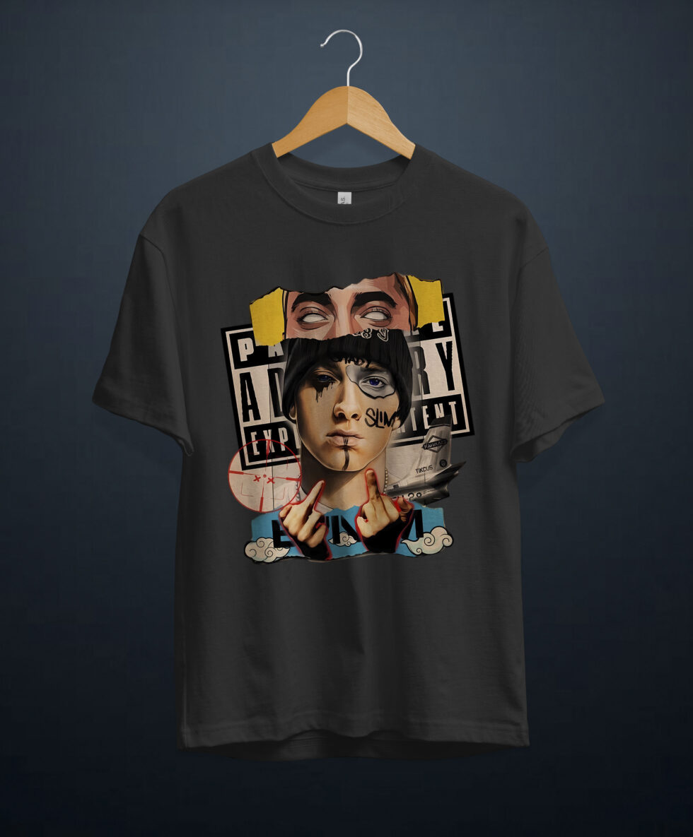 gangsta.ma t-shirt Eminem Rap au maroc