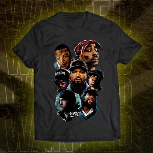 gangsta t-shirt rap and hiphop maroc
