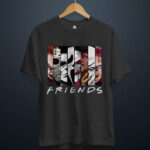 gangsta.ma T-Shirt Halloween Friends , Horror Characters Friends au maroc