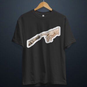 gangsta.ma T-Shirt me and meow au maroc