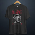 gangsta.ma T-Shirt Scarface Movie Tony Montana Big Bust au maroc