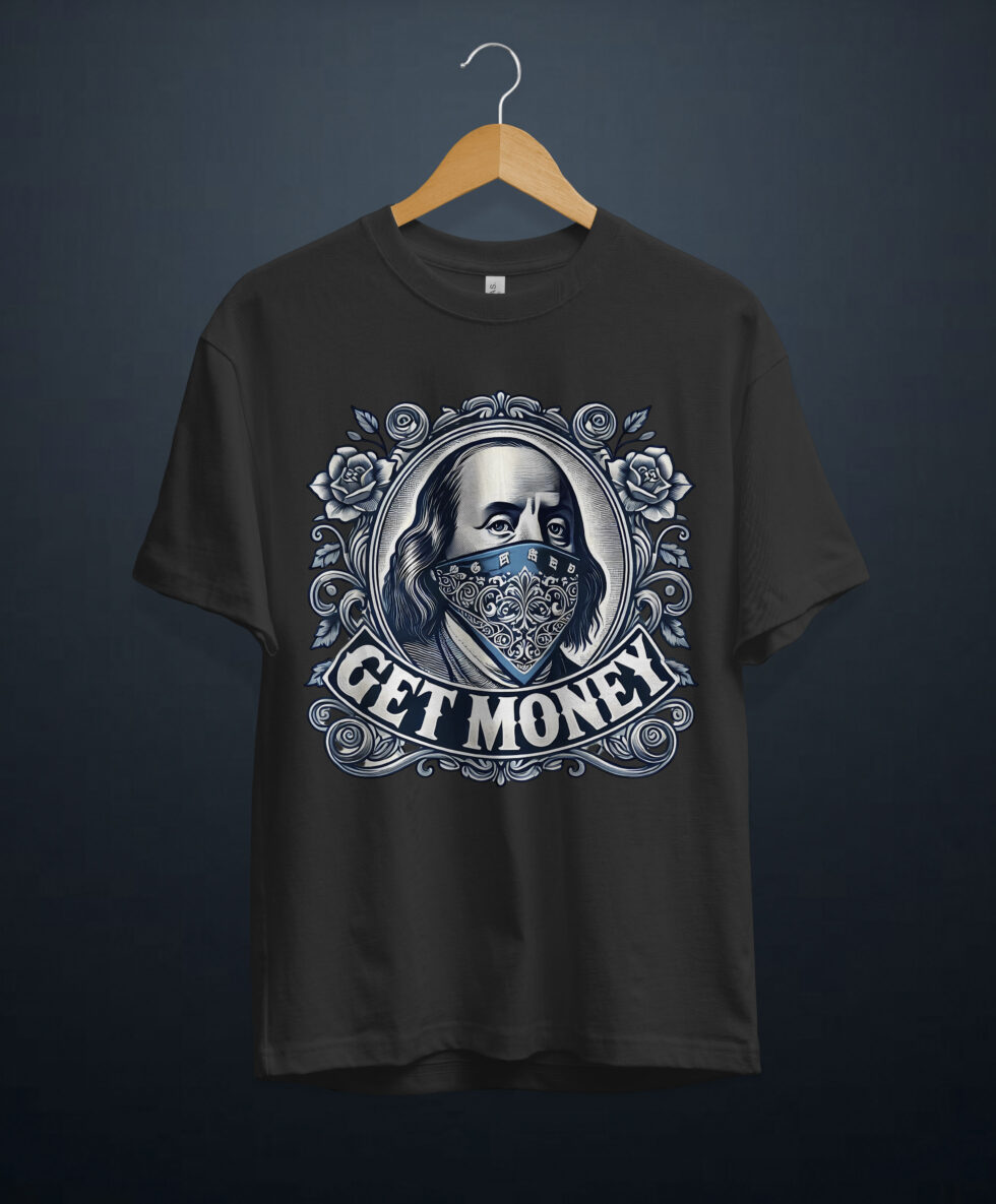 gangsta.ma T-Shirt get money au maroc