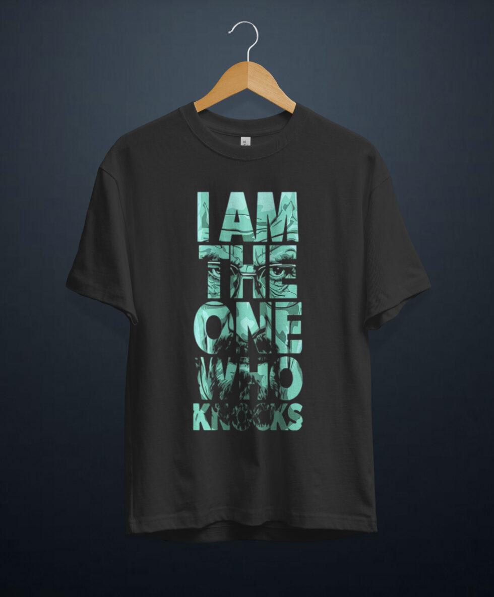 gangsta.ma T-Shirt Breaking Bad iam the one who knocks au maroc