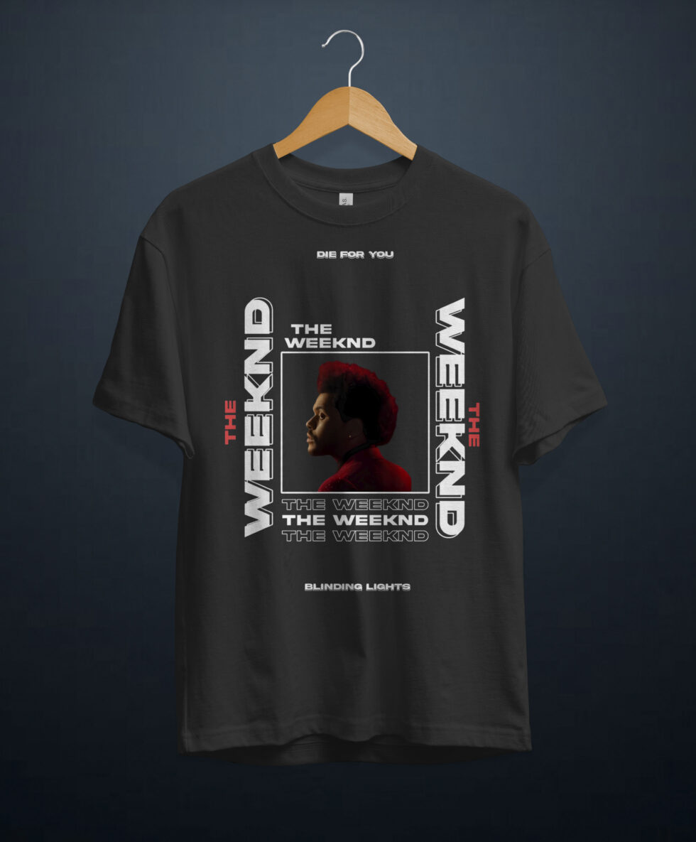 gangsta.ma T-Shirt the weeknd au maroc