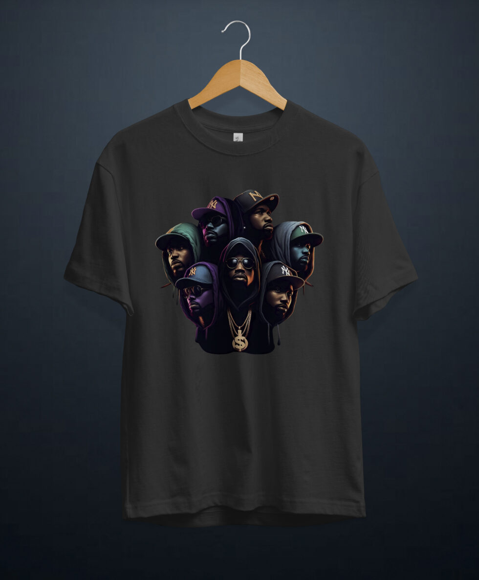 gangsta.ma T-Shirt hip hop and rap legends au maroc