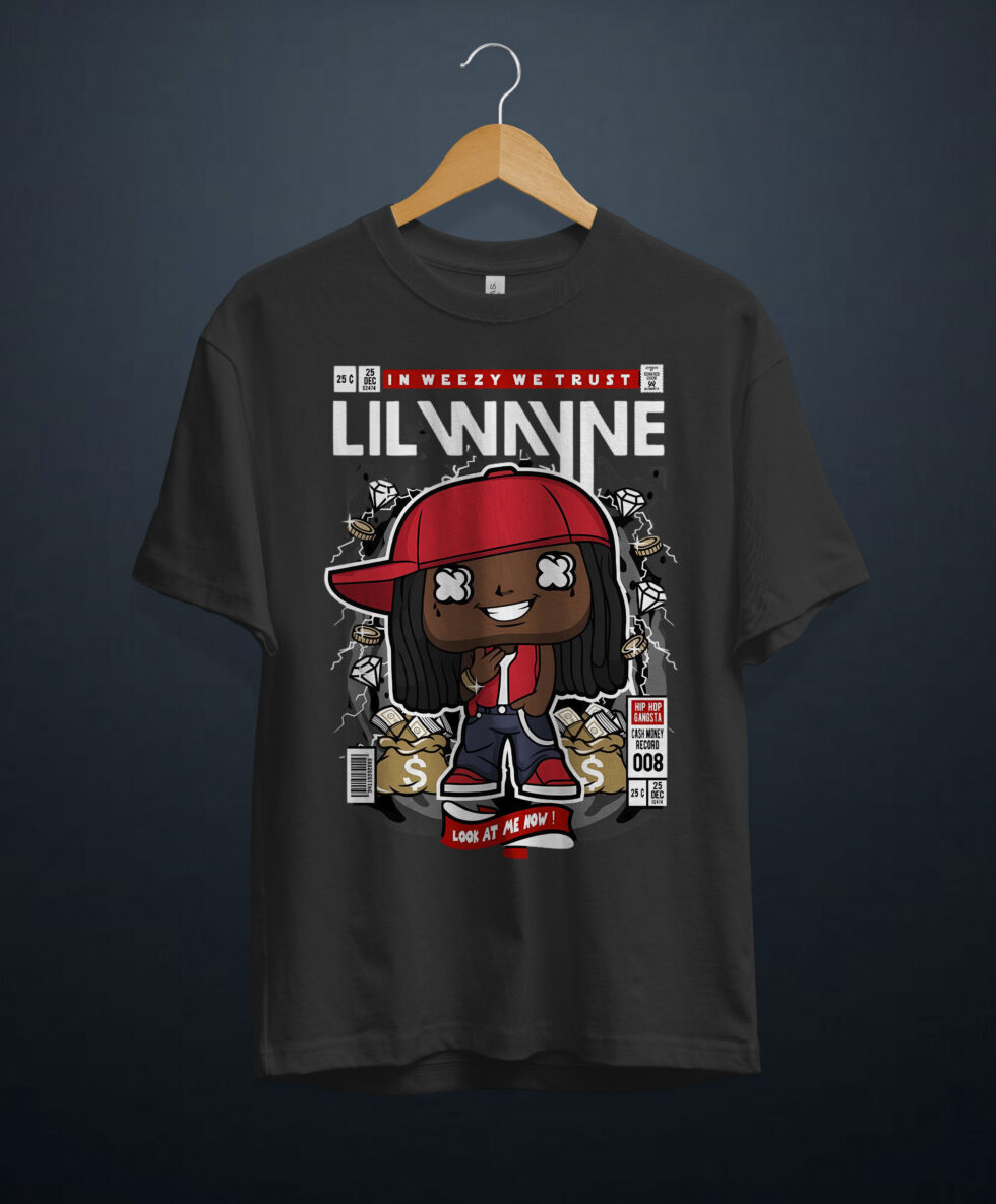 gangsta.ma T-Shirt Lil Wayne Funko au maroc