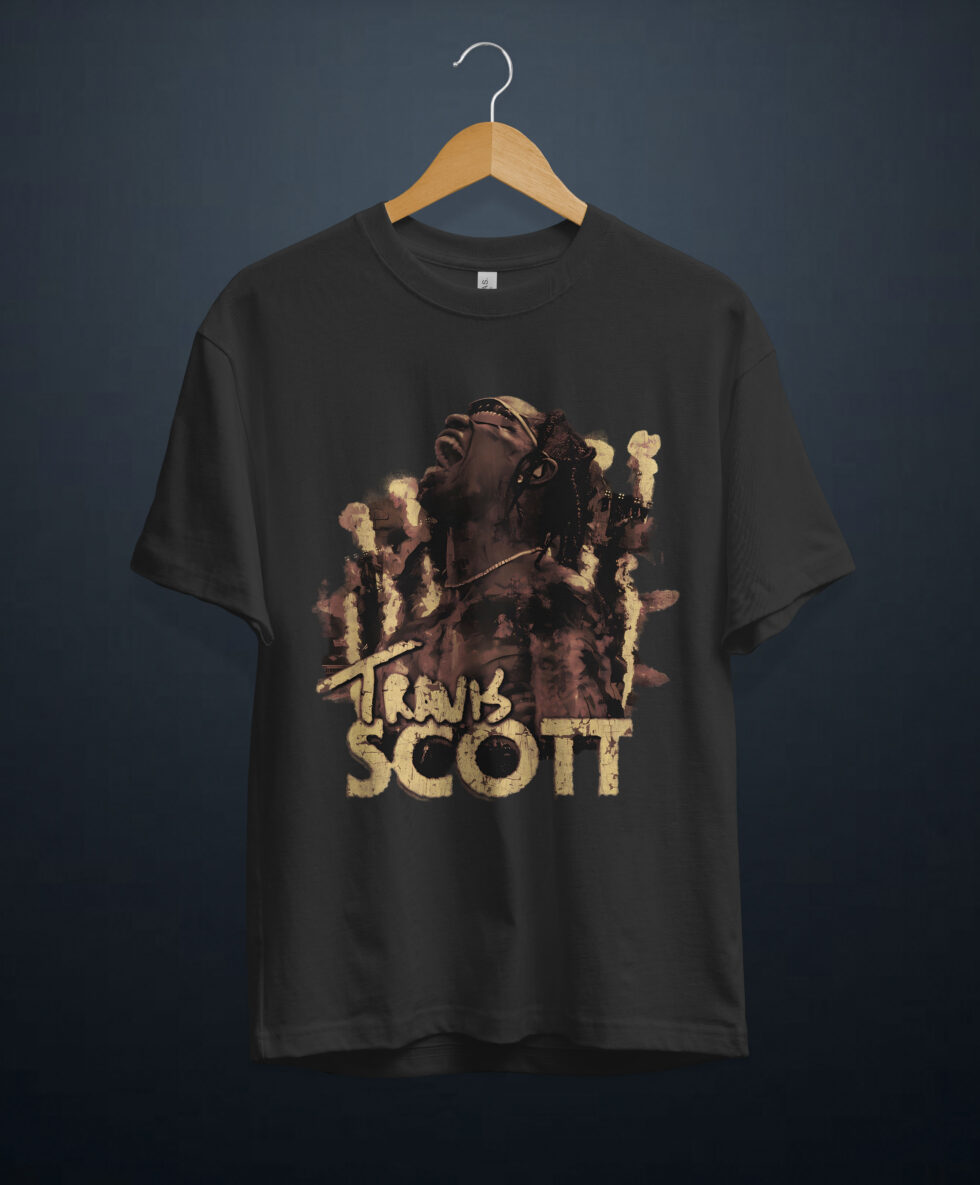 gangsta.ma T-Shirt T-Shirt Travis Hip Hop Scott au maroc