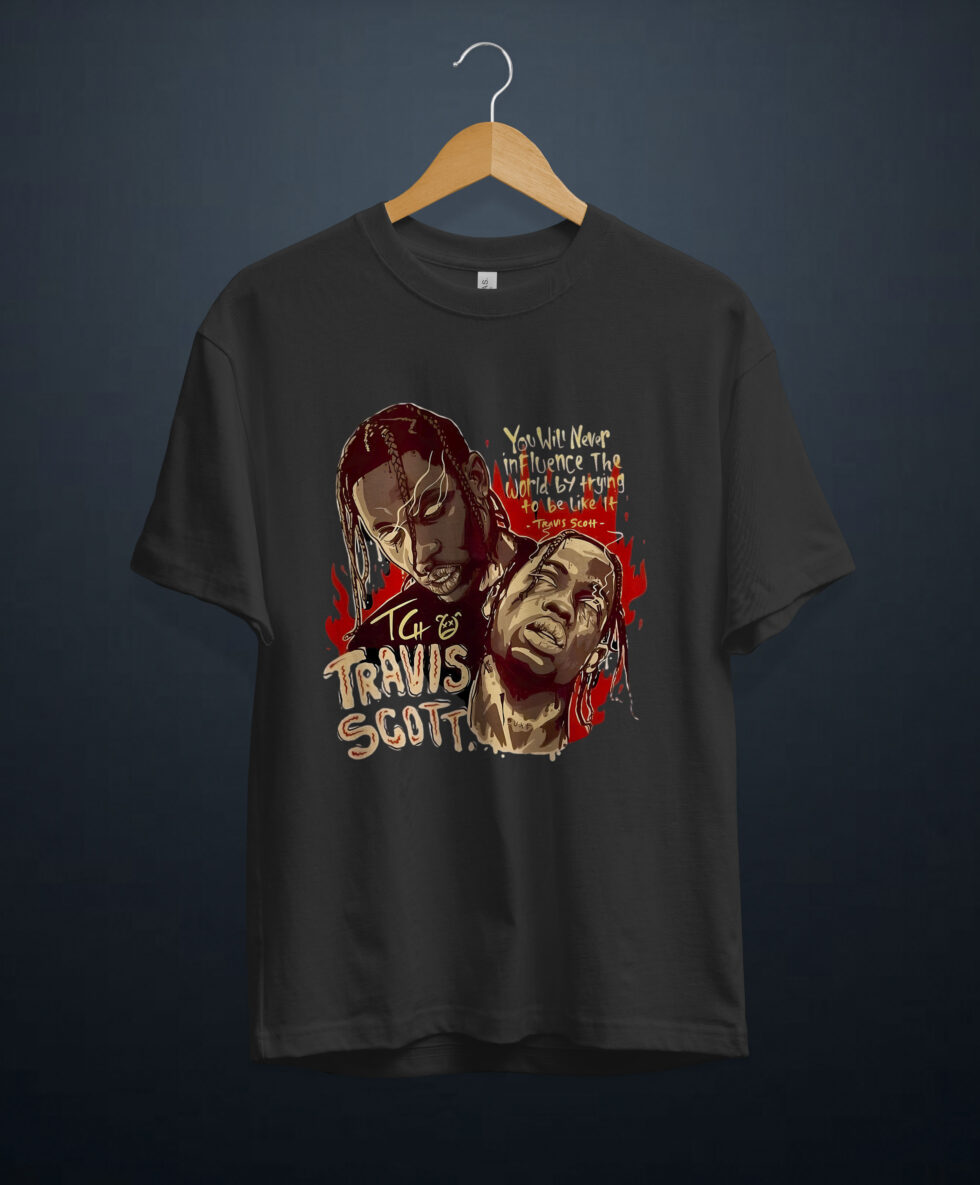 gangsta.ma T-Shirt travis scott au maroc