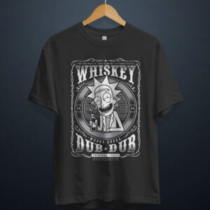 gangsta.ma T-Shirt Rick And Morty, Whiskey au maroc