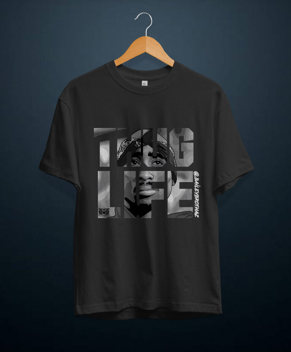 gangsta.ma T-Shirt THUG LIFE 2PAC au maroc