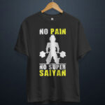 gangsta.ma t-shirt no pain no super saiyan au maroc