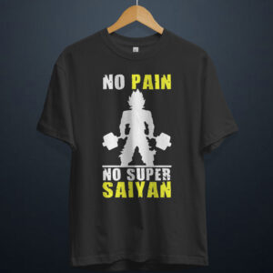 gangsta.ma t-shirt no pain no super saiyan au maroc