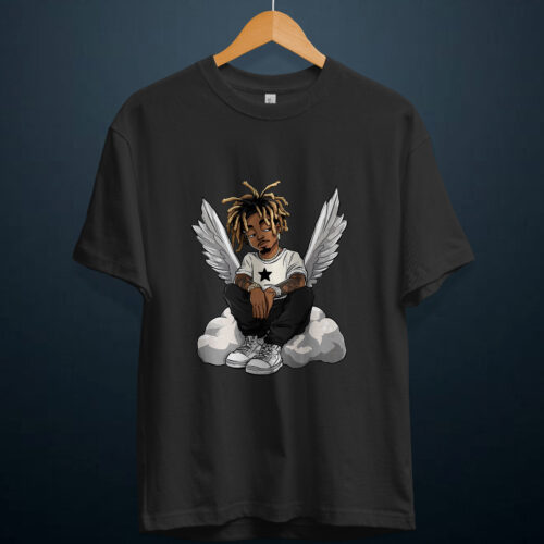 gangsta.ma t-shirt Juice WRLD as Cartoon au maroc