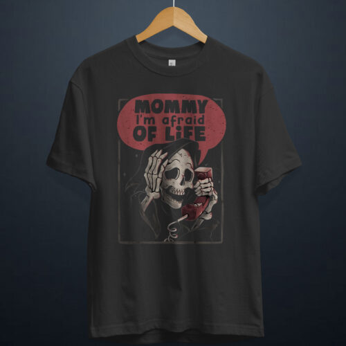 gangsta.ma t-shirt mom i'm afraid of life au maroc