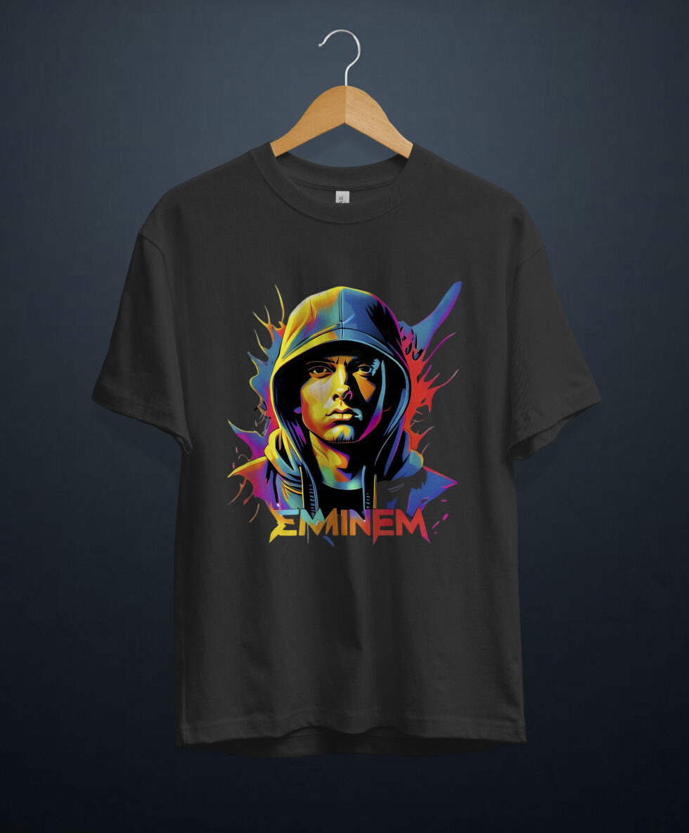 gangsta.ma t-shirt eminem color au maroc
