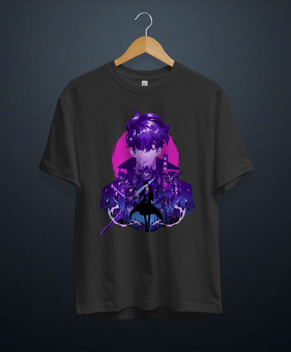 gangsta.ma t-shirt Solo Leveling Shadow au maroc