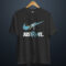 gangsta.ma t-shirt nike just rick it au maroc