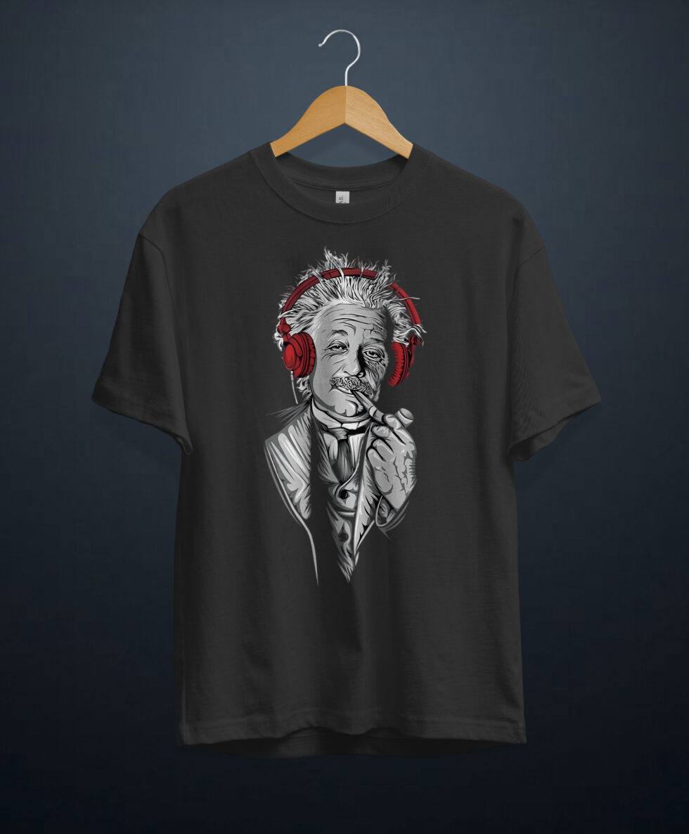 gangsta.ma t-shirt Albert Einsten au maroc