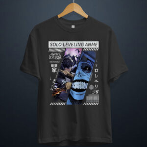 gangsta.ma t-shirt Solo Leveling king smile au maroc