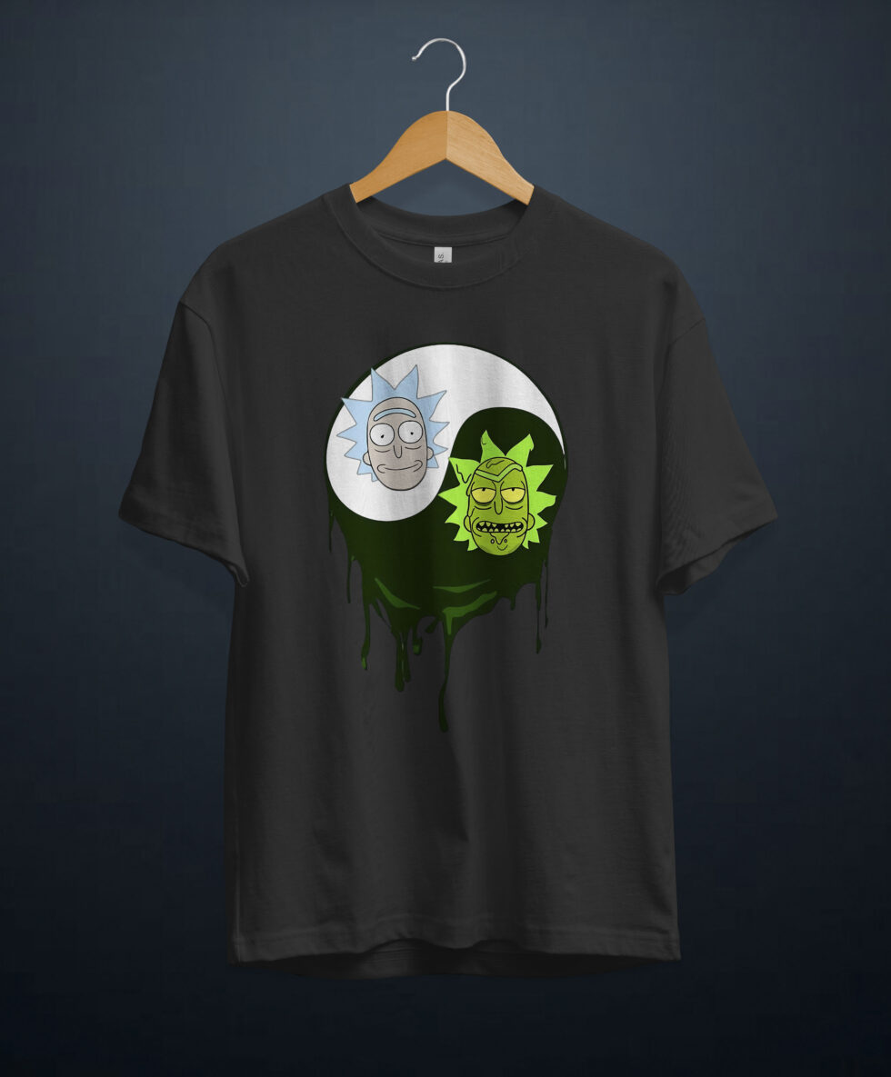 gangsta.ma t-shirt rick & toxic rick au maroc