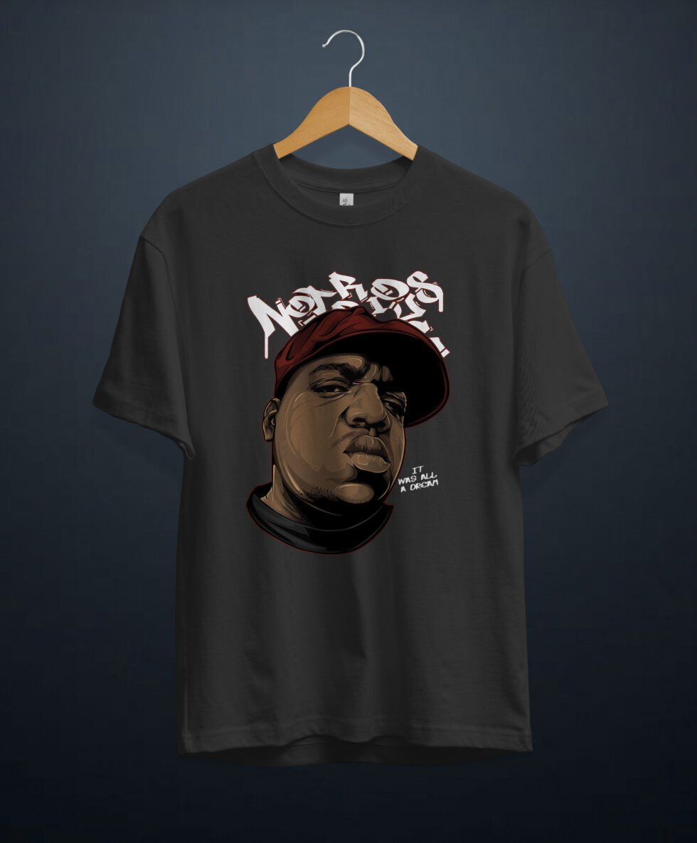 gangsta.ma t-shirt B.I.G it was all a dream au maroc