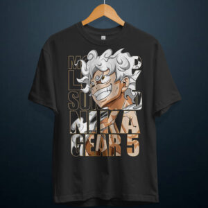 gangsta.ma t-shirt monkey d luffy gear 5 one piece au maroc