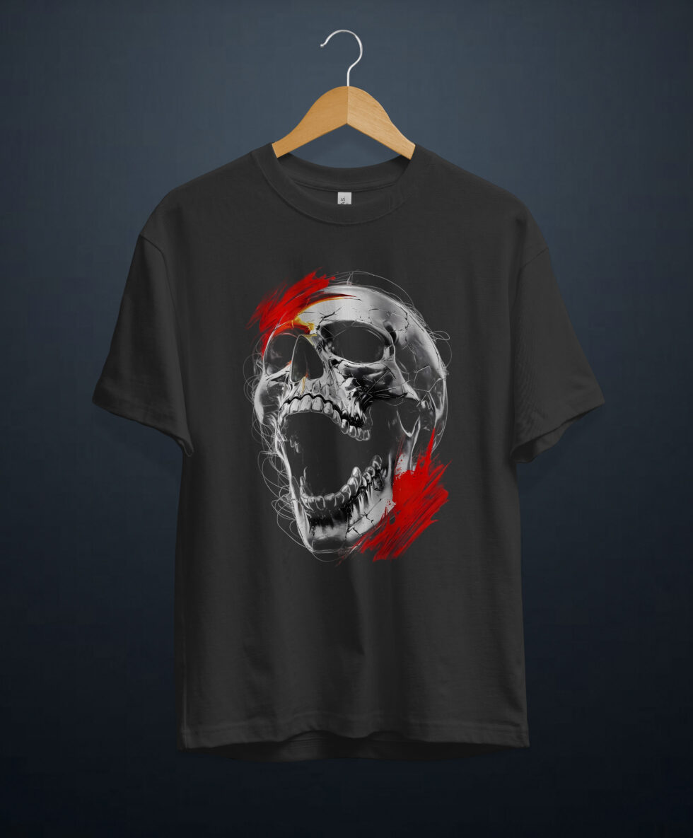 gangsta.ma t-shirt Skull au maroc