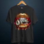gangsta.ma t-shirt lips money au maroc