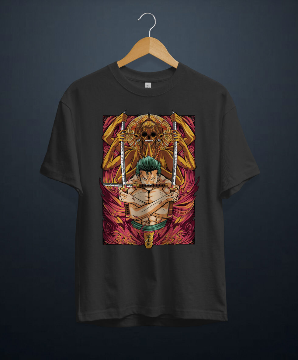 gangsta.ma t-shirt ZORO one piece au maroc