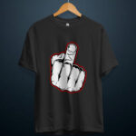 gangsta.ma t-shirt middle finger au maroc