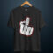 gangsta.ma t-shirt middle finger au maroc